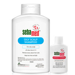 sebamed 施巴 洗发水组合（控油洗发露400ml+温和洗发露20ml） *2件