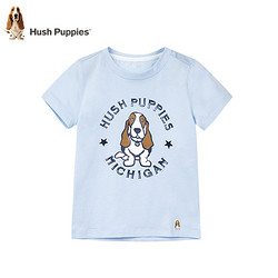Hush Puppies 暇步士 儿童短袖印花T恤