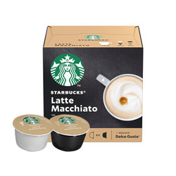 星巴克(Starbucks) 胶囊咖啡 拿铁玛奇朵咖啡 129g  *14件