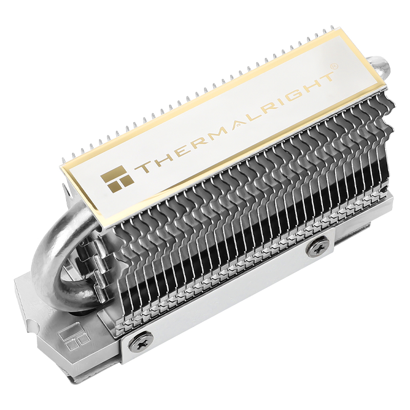 利民（Thermalright）HR-09 2280 M.2 SSD固态硬盘散热器全电镀回流焊AGHP热管 2280规格 双层硅胶片