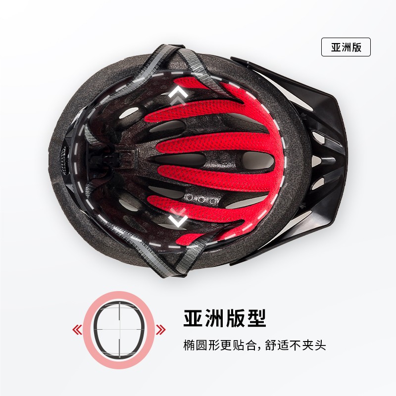 崔克（TREK） Bontrager Solstice亚洲版休闲通勤自行车公路山地骑行头盔 黑色 M/L