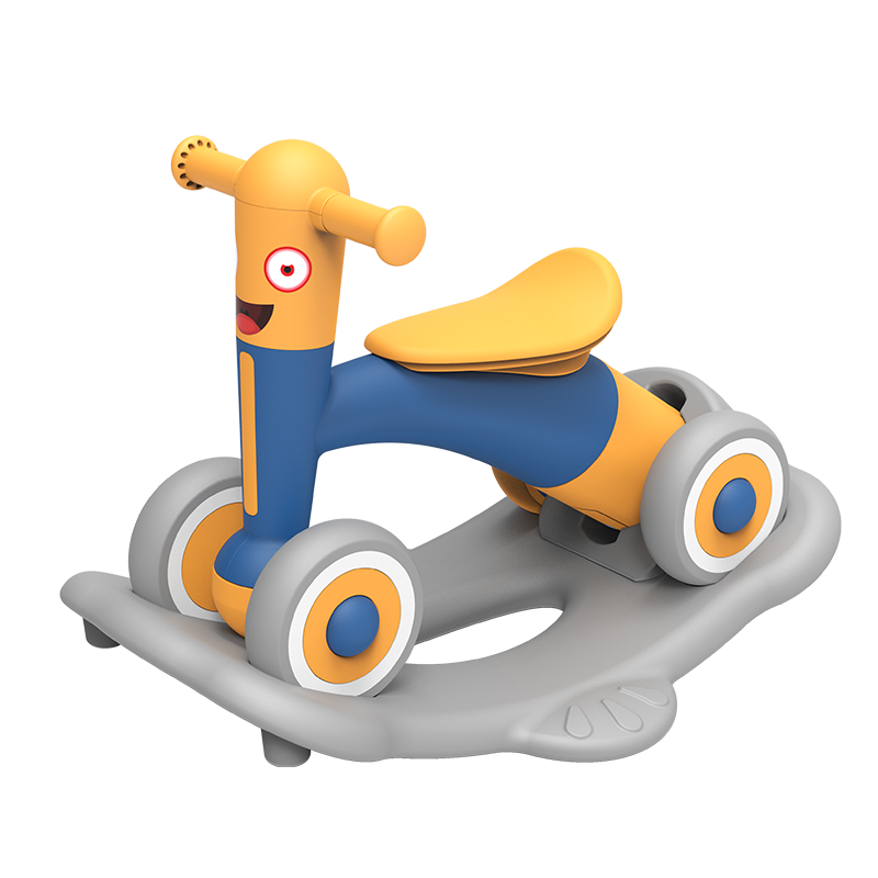 kinderkraft平衡车儿童款1-3岁男女孩婴儿宝宝溜溜滑行车滑步车学步车无脚踏-黄色