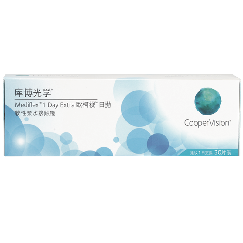 库博光学（coopervision）欧柯视进口透明隐形眼镜日抛30片装 950度