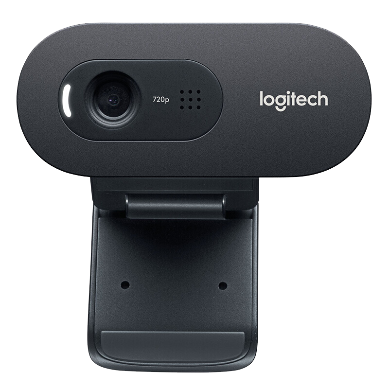 罗技（Logitech） C270i高清摄像头 USB电脑笔记本台式机视频会议直播摄像头带麦克风网课 电视视频网课摄像头黑灰色