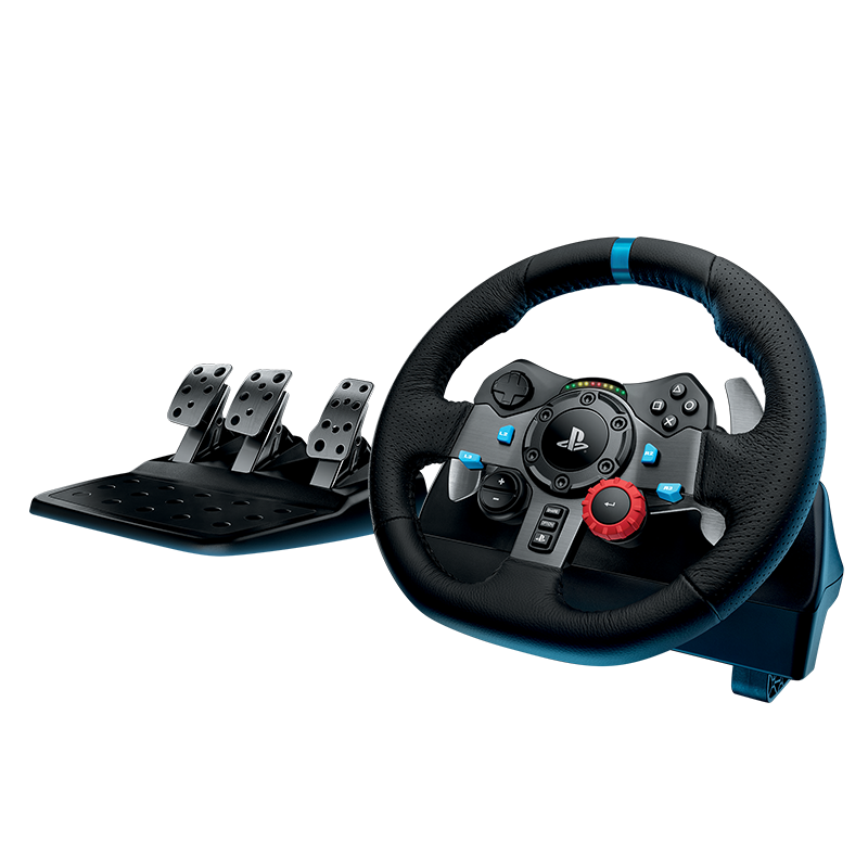 罗技（G）G29 力反馈游戏方向盘 赛车模拟驾驶 兼容PC/PS4/PS5/ 双电机/900度转向 GT7地平线4 方向盘+踏板