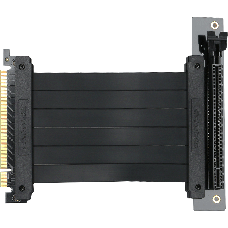 追风者(PHANTEKS) FL15 抗干扰加强版 电脑显卡PCI-E x16倍 180°度转 90°度转接延长线150mm/显卡垂直安装线