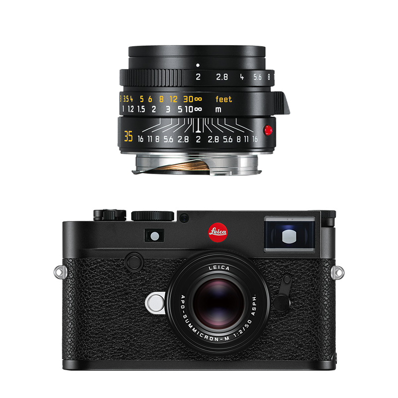 徕卡（Leica）M10-R旁轴数码相机m10r微单相机黑色20002+镜头SUMMICRON-M 35mm f/2 ASPH.黑色11673