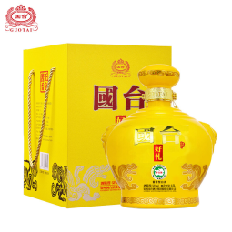 国台好礼坛酒1.5L大坛 贵州茅台镇酱香型白酒53度礼盒装