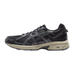 亚瑟士ASICS男鞋越野跑鞋缓冲跑步鞋透气运动鞋 GEL-VENTURE 6 黑色/深灰色 41.5