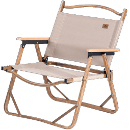NatureHike 户外折叠椅克米特铝合金轻便携单人钓鱼露营椅子 卡其色（小号）-活动