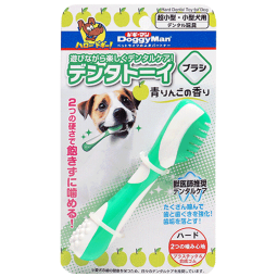 日本DoggyMan多格漫果香洁齿玩具 健齿耐咬洁齿磨牙训狗玩具 洁齿牙刷 软款
