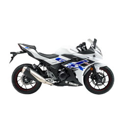 豪爵（haojue）摩托车铃木GSX250R-A 白色 全新双缸带ABS国四仿赛跑车【提车卡】