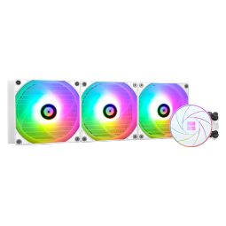 利民(Thermalright) AQUA ELITE 360 WHITE ARGB 一体式水冷散热器C12CW-S风扇 多平台ARGB冷头 支持LGA1700
