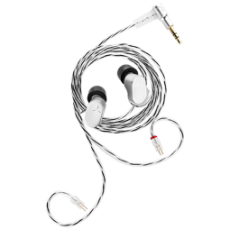 水月雨兰LAN入耳式动圈有线耳机可换线设计HiFi高还原低失真0.78插针发烧耳塞 兰