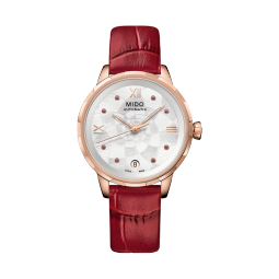 美度(MIDO)瑞士手表花淅系列珍珠贝母机械女士腕表M043.207.36.118.00