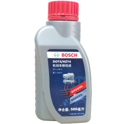 博世（BOSCH）DOT4 刹车油/制动液/离合器油 通用型 进口原料国内调配 500ml装
