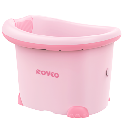 日康（rikang） 浴桶 婴儿洗澡盆 儿童洗澡桶新生儿游泳桶 0-12岁粉色 X1002-2