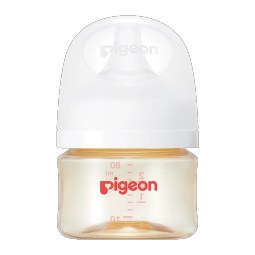 贝亲（Pigeon）自然实感第3代 婴儿宽口径PPSU奶瓶 80ml AA189 SS码 0个月以上