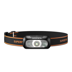 神火（supfire）HL05-D LED强光头灯夜钓远射USB充电 应急户外骑行 矿灯头戴头灯（黑）