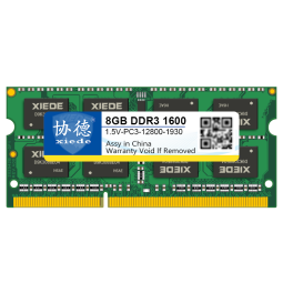 协德 (xiede) 笔记本内存条3代内存双面16颗粒 NB3 DDR3 8G 1.5V标准电压 1333