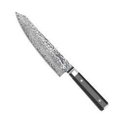 京东京造 67层大马士革钢专业主厨刀 日本进口钢 厨师专用刀 家用切片刀