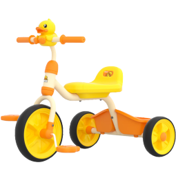 乐的luddy三轮车儿童脚踏车平衡车遛娃轻便童车周岁礼物1023s小黄鸭