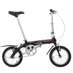 大行（DAHON） 412折叠自行车14英寸单速超轻铝合金学生成人单车DOVE BYA412 黑色【小顺头版】