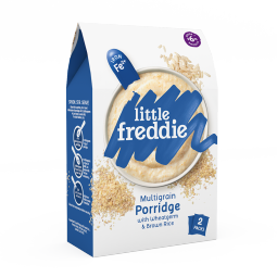 小皮（Little Freddie）有机高铁小麦胚芽糙米粉欧洲原装进口婴儿辅食强化铁米糊160g*1盒