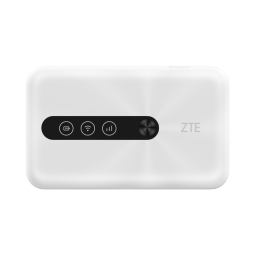 中兴（ZTE）移动随身WiFi 4G插卡无线路由器 车载随行高速上网卡 2000mAh电池 MF932 莹霜白