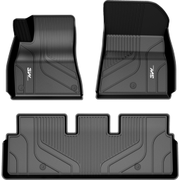 3WTPE特斯拉model3汽车脚垫+毯面+前备箱+尾箱垫+后仓垫五件套定制