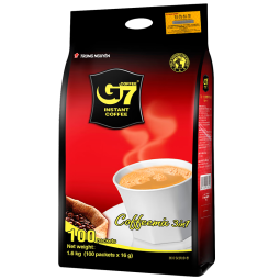 中原（TRUNG NGUYEN） g7咖啡原味浓醇三合一速溶特浓咖啡粉美式纯黑咖啡越南进口咖啡 原味咖啡100条