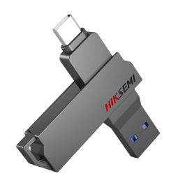海康存储（HIKSEMI）256GB Type-C USB3.1手机U盘X307C灰色 双接口手机电脑通用车载高速优盘