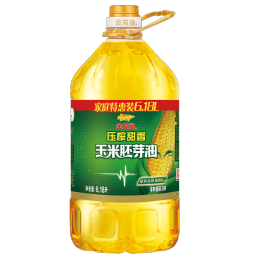 金龙鱼  食用油 非转基因 压榨甜香玉米胚芽油6.18L