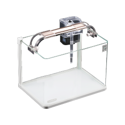 森森 超白玻璃小鱼缸HRK-300套缸款(长29.5cm)热弯玻璃+过滤器+水草灯