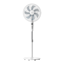 美的（Midea）电风扇家用落地扇轻音低噪节能摇头七叶大风量风扇俯仰可定时调节广角送风易清洗 【七叶机械款】珍珠白
