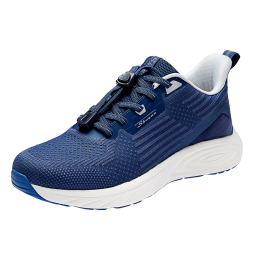 舒悦老人鞋男男防滑软底中老年鞋健步鞋男士爸爸鞋春款透气 蓝色（男） 42