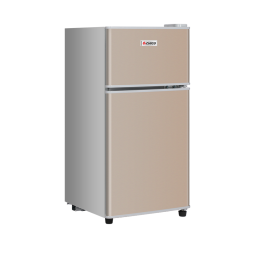 志高（CHIGO）小冰箱  双门宿舍租房小户型家用 冷藏冷冻双开门迷你电冰箱 节能保鲜BCD-38A118LS 金色