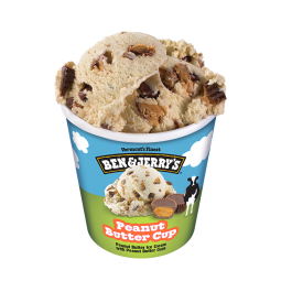 BEN & JERRY'S本杰瑞花生巧克力杯冰淇淋465ml 海外原装进口 牛奶雪糕桶装冷饮