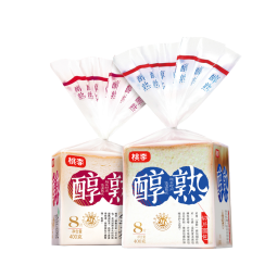 桃李 面包醇熟切片面包 全麦吐司面包切片吐司面包片 早餐休闲零食 醇熟切片2袋 共800g