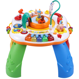 谷雨游戏桌和谐号多功能学习桌儿童男女孩新生儿宝宝3-6岁生日礼物 谷雨游戏桌（配充电电池套装）