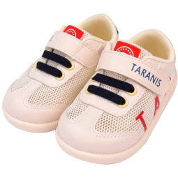 泰兰尼斯童鞋夏季学步鞋网眼透气婴儿鞋男女宝宝软底运动鞋 白蓝红