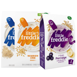 LittleFreddie 小皮 Little Freddie 小皮 高铁有机米粉（蓝莓香蕉七种谷物粉+有机藜麦+原味大米粉各1盒）