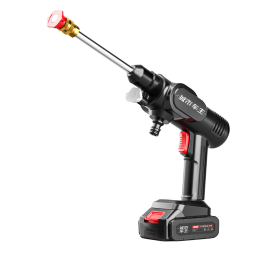 Boodain洗车高压水枪家用无线充电锂电池洗车机手持便携式洗车神器 【城市车主标准款】+高压防爆管+泡沫壶+高续航