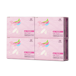 TMAXX体美丝指入式卫生棉条 普通装12支*4盒