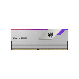 宏碁掠夺者（PREDATOR）32G(16G×2)套装 DDR5 6800频率 台式机内存条 Vesta II 炫光星舰RGB灯条(C32) 星光银