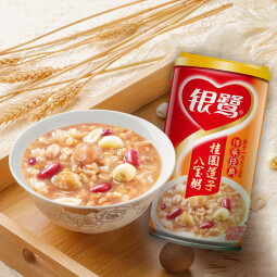 银鹭八宝粥 速食粥 桂圆莲子八宝粥 360g*12罐 