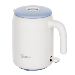 美的（Midea）电热水壶烧水壶小型家用便携差旅0.6L开水壶净甜智能断电304不锈钢热水壶SH06X6-103