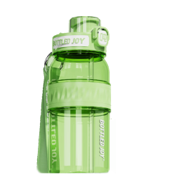 BOTTLED JOY吨吨桶耐高温运动水壶畅瘦吨吨杯男女随手杯商务杯送礼水杯 750ML麦苗绿*双饮瘦吨吨