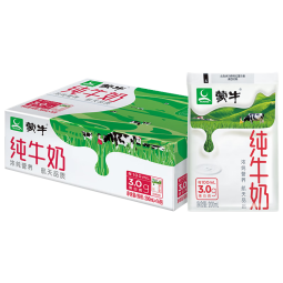 蒙牛 纯牛奶200mL*16袋 袋装奶 纯奶百利包 新老包装随机发