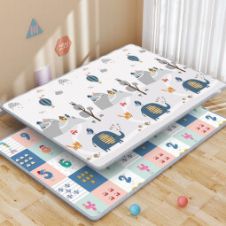 富利时 宝宝爬行垫婴幼儿加厚爬爬垫 XPE环保材质安全地垫加厚2CM 随机图案180*200*2.0【XPE材质】